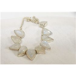 925 Silver Moonstone necklace