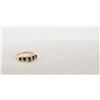 Image 1 : 14Kt Gold Sapphire & Diamond ring