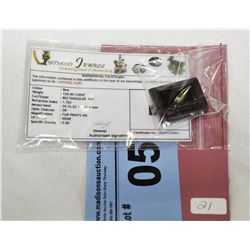 Certified 124 Carat Princess cut ruby