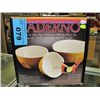 Image 1 : New Paderno 3pc stoneware mixing bowl set