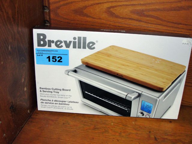 New Breville bamboo cutting board and 