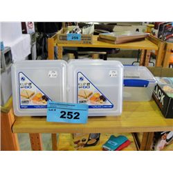 New sistema 5pc plastic food storage set