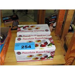 New set of Norpro porcelain Ramikans (x2 take one