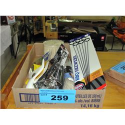 One box of new assorted kitchen tools and gadgets