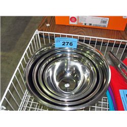 New 7pc stainless steel mixing bowl set