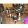 Image 1 : New all-clad 10pc pots and pans cookware set