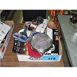 One box of new assorted kitchen tools and gadgets