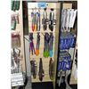 Image 1 : One display section of new assorted kitchen tongs