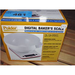 New Polder digital bakers scale