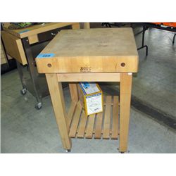 New Boos Block butchers block kitchen island