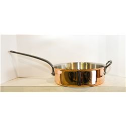 New Mauviel 1830 copper frying pan made in France