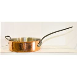 New Mauviel 1830 copper frying pan made in France