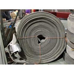 One heavy guage water pump hose line