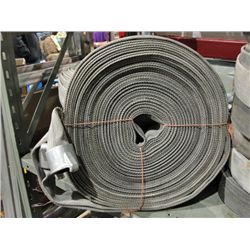 One heavy guage water pump hose line