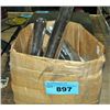 Image 1 : BOx of assorted automotive exhaust pipe parts