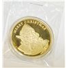 Image 1 : 2013 Santa Happy Holidays Gold Clad Coin