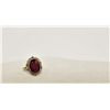Image 1 : Estate .925 Silver Ruby ring