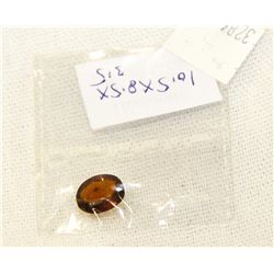 2.95 carat hessonite gemstone