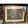 Image 1 : Framed biblical scene print