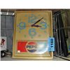 Image 1 : Vintage pepsi cola advertisment clock