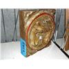 Image 1 : Hand crafted carved wooden decorative art block