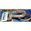 Image 1 : Antique hand forged hook and shackle