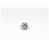 Image 1 : Estate Amethyst & Sterling Silver ring