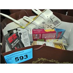 One brown store bag filled with assorted new