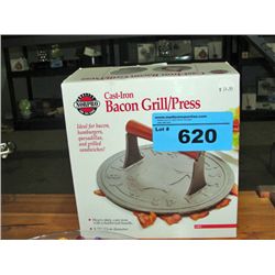 New Norpro cast iron bacon grill/ press