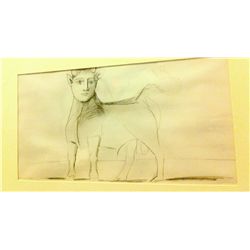 Pablo Picasso, Study 22 for "Guernica" Framed