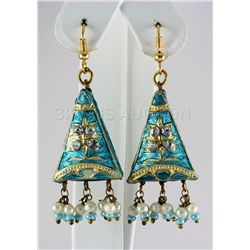 5.32GRAM INDIAN HANDMADE LAKH FASHION EARRING