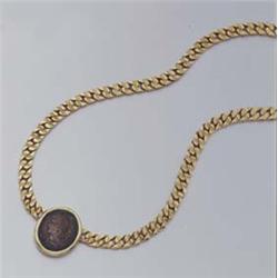 bulgari coin necklace price