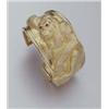 Image 1 : DAVID WEBB A GOLD GORILLA BANGLE the hinged 1