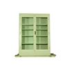 Image 2 : Green Painted Two Piece Cupboard