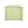 Image 3 : Green Painted Two Piece Cupboard