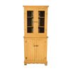 Image 1 : Mustard Painted Stepback Cupboard