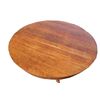 Image 2 : Oak Round Clawfoot Table