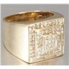 Image 2 : 14kt Yellow Gold Diamond Ring