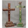 Image 1 : Two Tramp Art Crosses