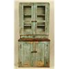 Image 1 : Blue painted Step Back Cupboard