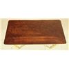 Image 2 : 2 Drawer Country Primitive Yellow Painted Table