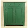 Image 1 : Green Painted Cupboard