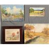 Image 1 : Collection of 4 Texas Landscape Paintings