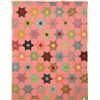 Image 1 : Pink Multi Colored Star Texas Quilt