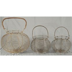 3 Wire Baskets