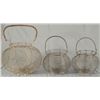 Image 1 : 3 Wire Baskets