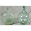 Image 1 : 2 Large Green Glass Bottles