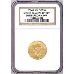 2006 $10 Gold Eagle NGC MS69