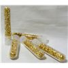 Image 2 : 5 Large Vials of Gold Flakes