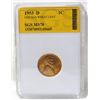 Image 1 : 1953-D Lincoln Wheat Cent SGS MS70